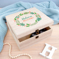 Personalised Personalised Hello Baby Wreath Keepsake Box