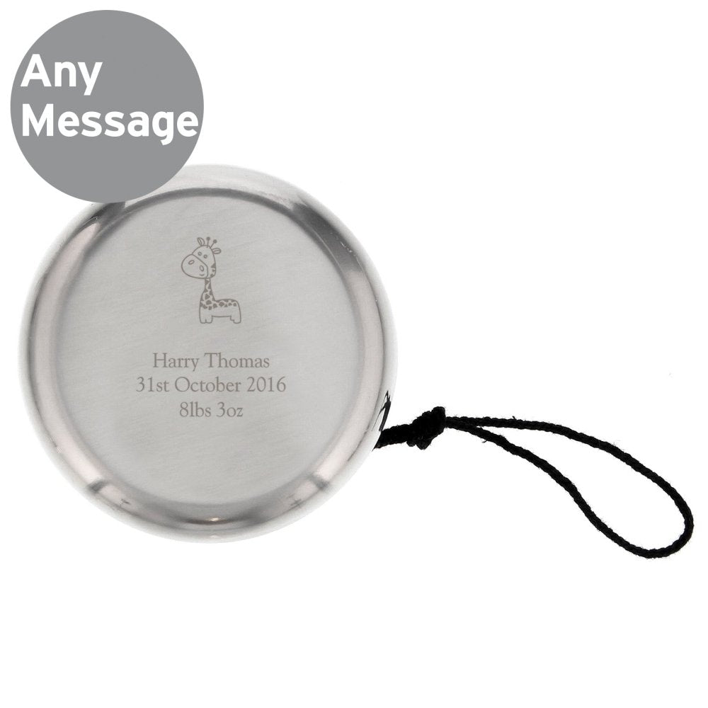 Personalised Hessian Giraffe Yoyo