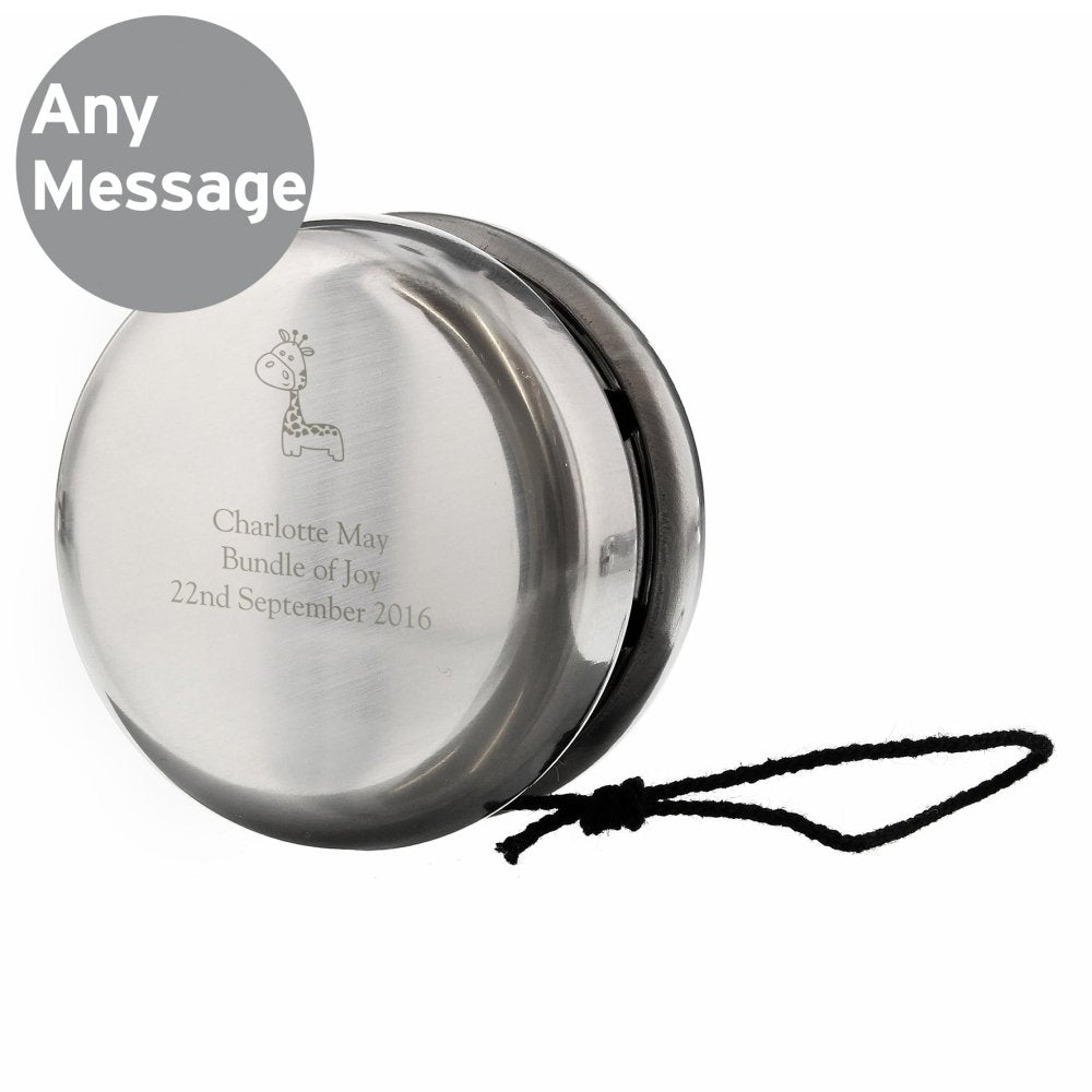 Personalised Hessian Giraffe Yoyo