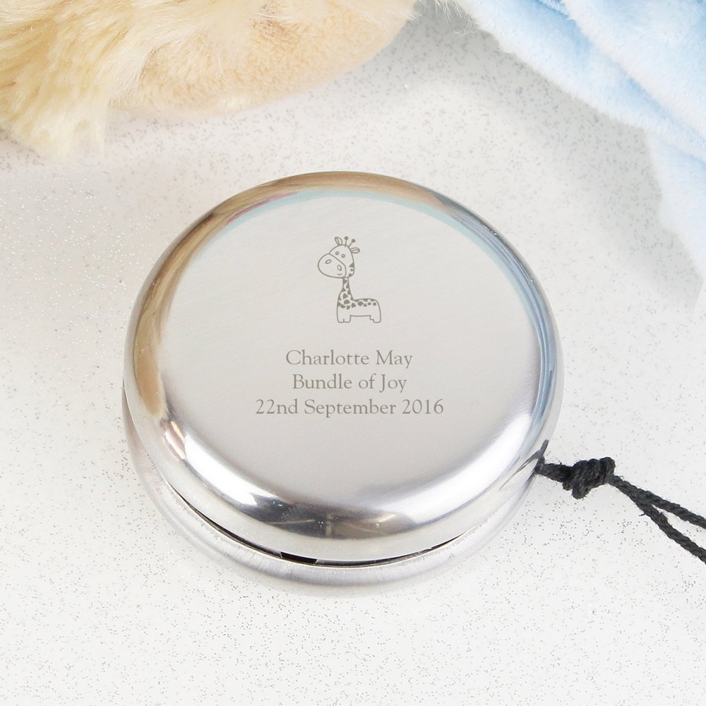 Personalised Hessian Giraffe Yoyo