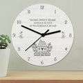 Personalised Home Shabby Chic Wooden Clock