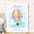 Personalised Personalised Hot Air Balloon Framed Print