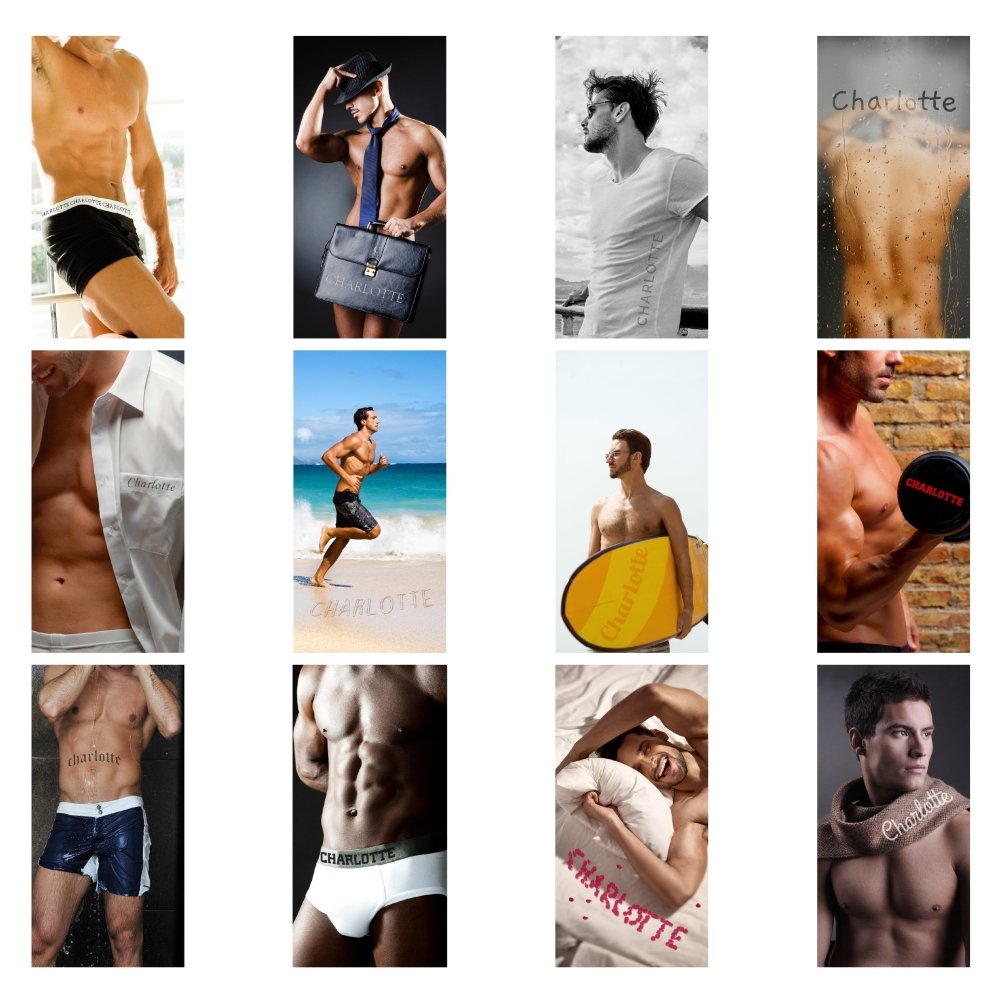 Personalised Hot Hunks Desk 2026 Calendar