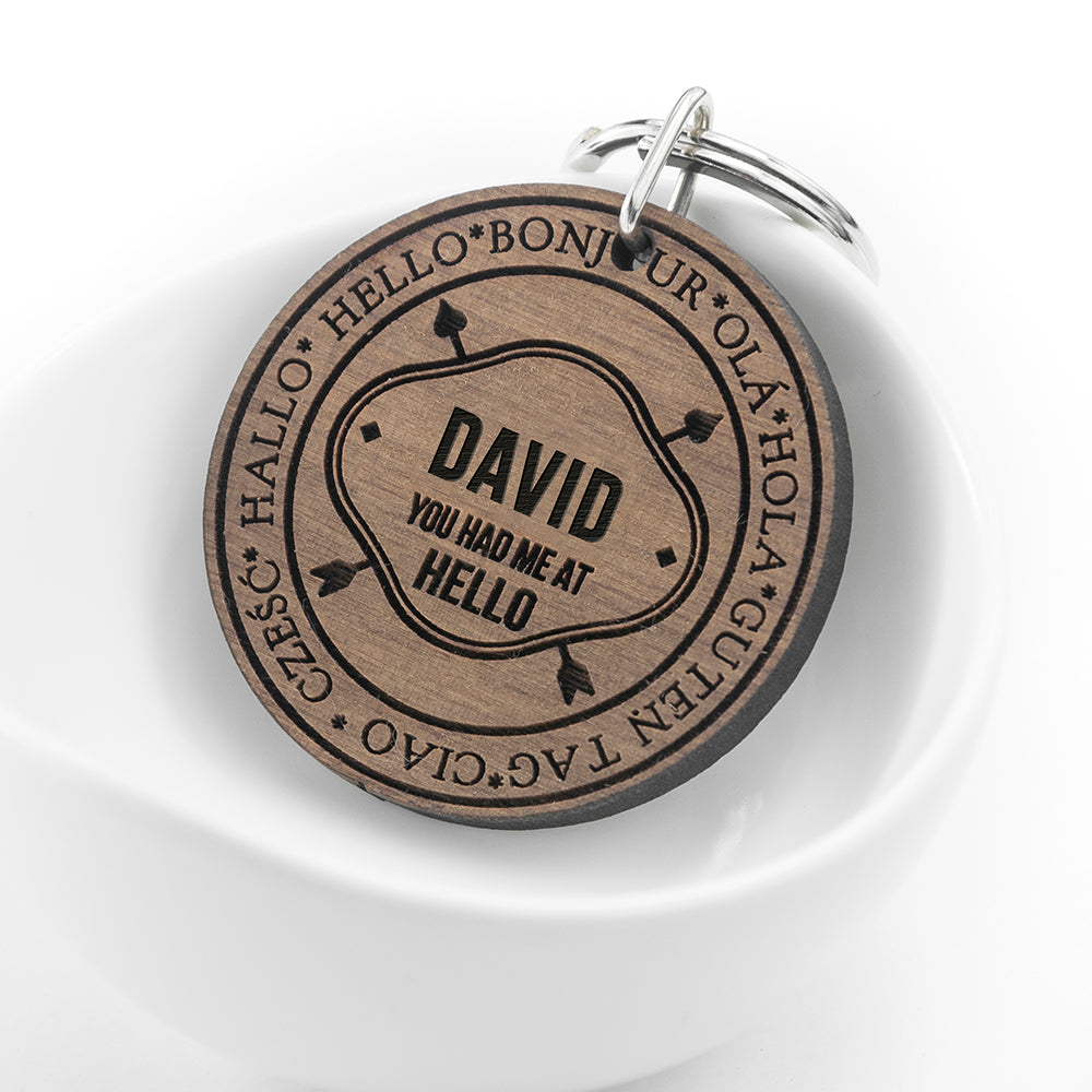 Personalised Personalised I Had You In Every Language Keyring