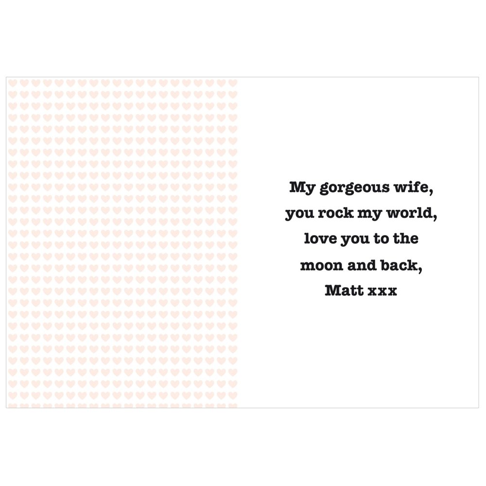 Personalised I Heart Card