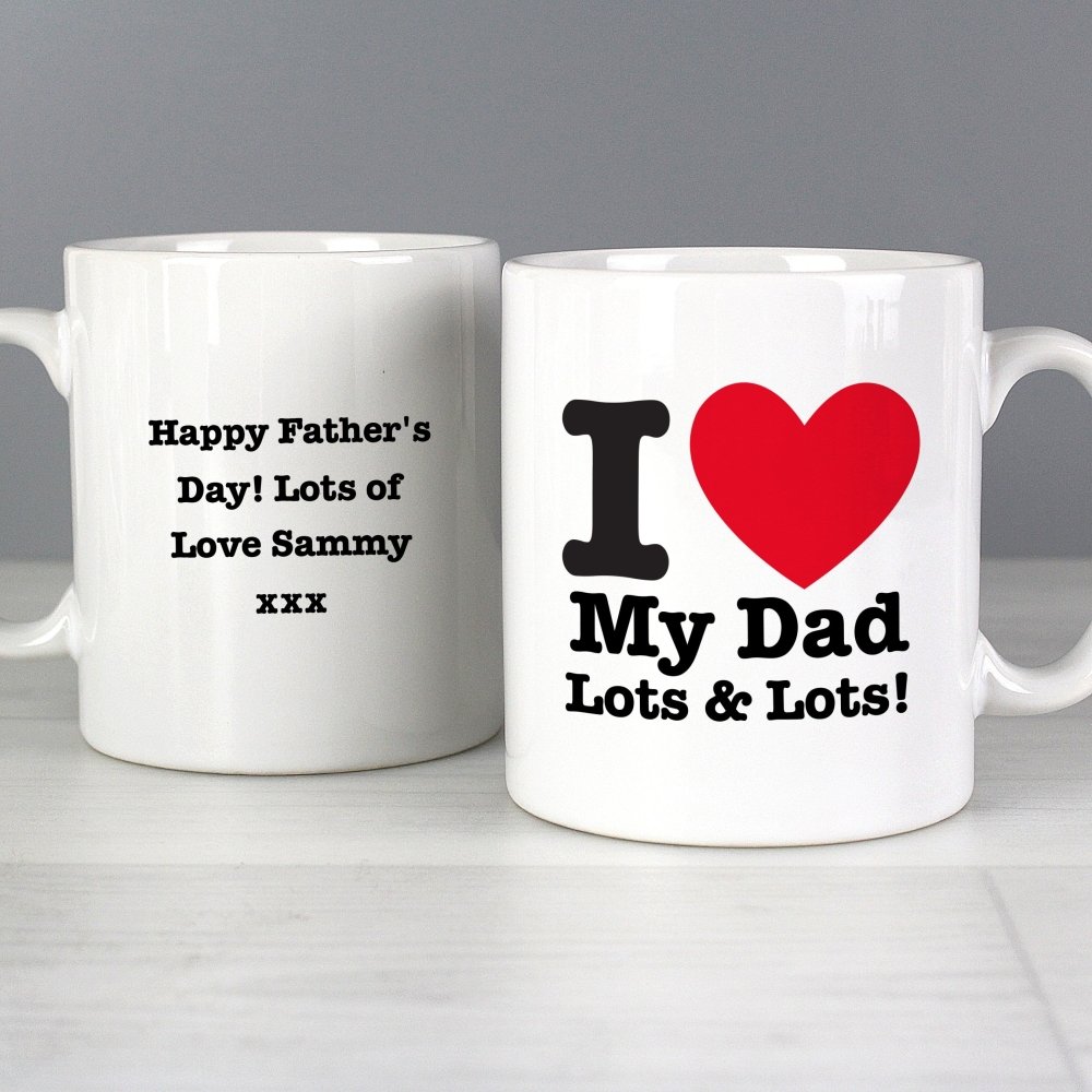 Personalised I Heart Mug