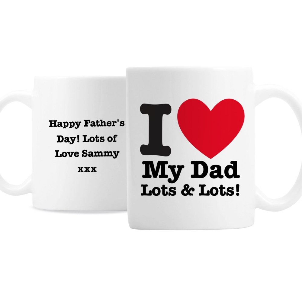 Personalised I Heart Mug