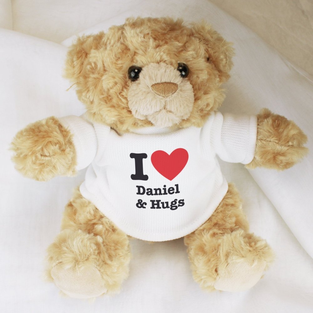 Personalised I Heart Teddy Bear