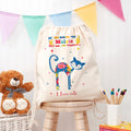 Personalised Personalised I Love Pets Cotton Nursery Bag