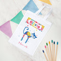 Personalised Personalised I Love Pets Fabric Party Bag