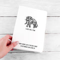 Personalised Personalised I Love You A Ton A5 Notebook