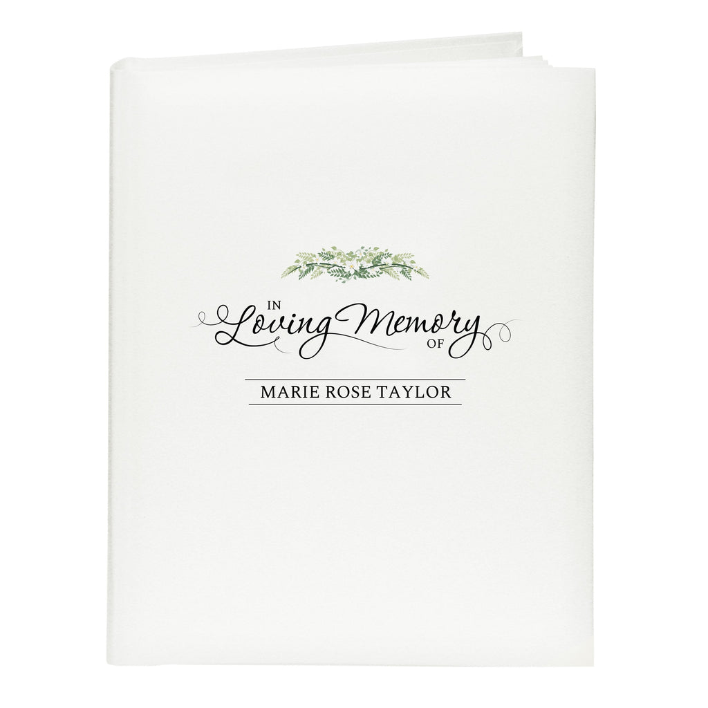 Personalised In Loving Memory Traditional Album