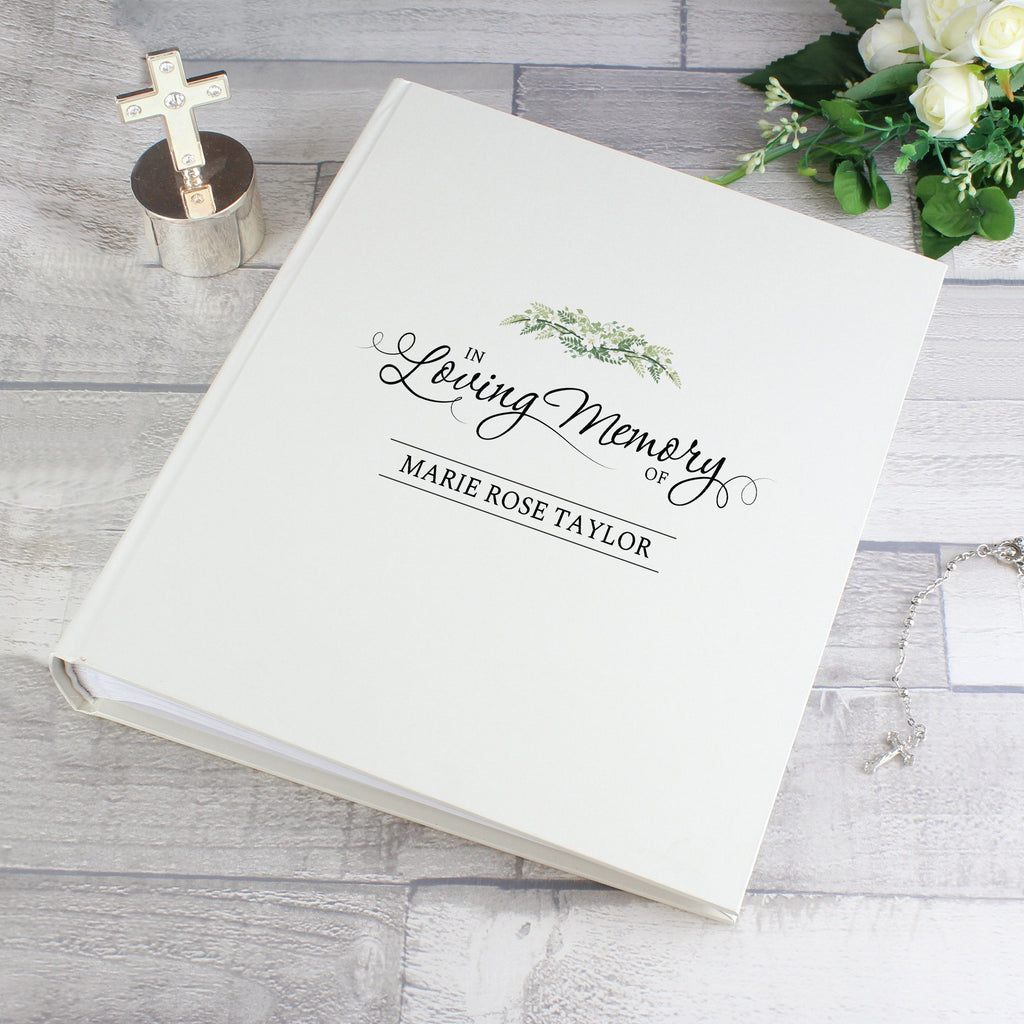 Personalised In Loving Memory Traditional Album