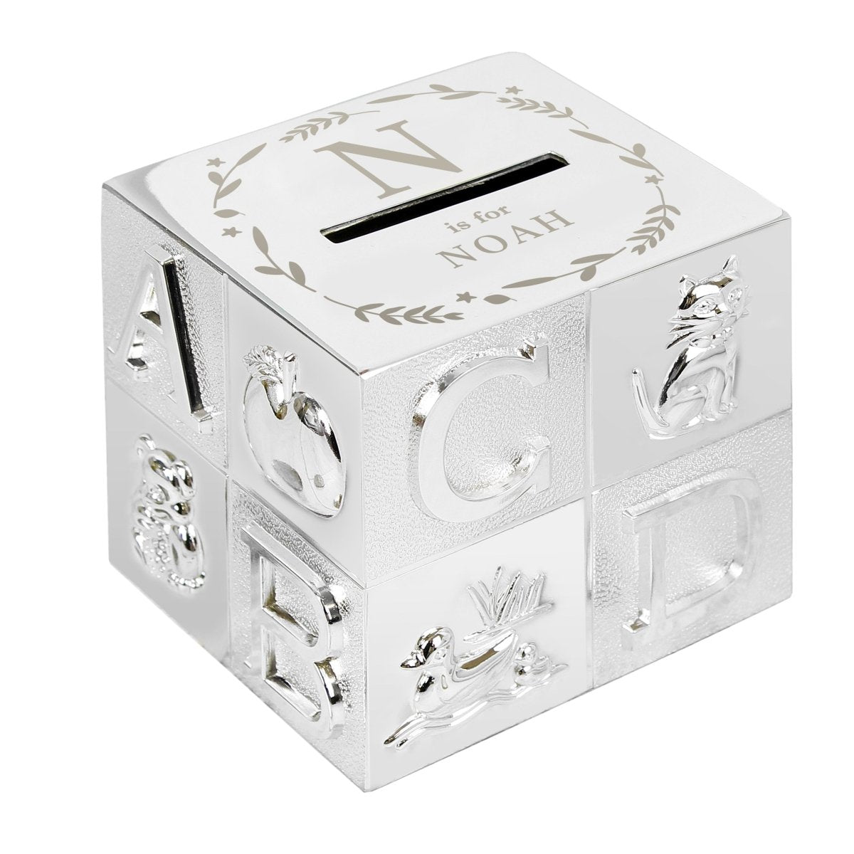 Personalised Initial Abc Money Box