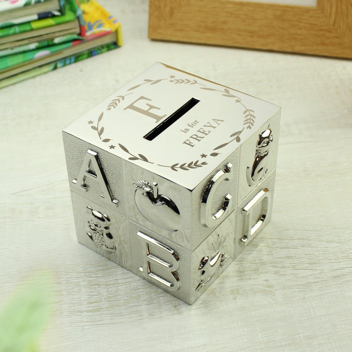 Personalised Initial Abc Money Box