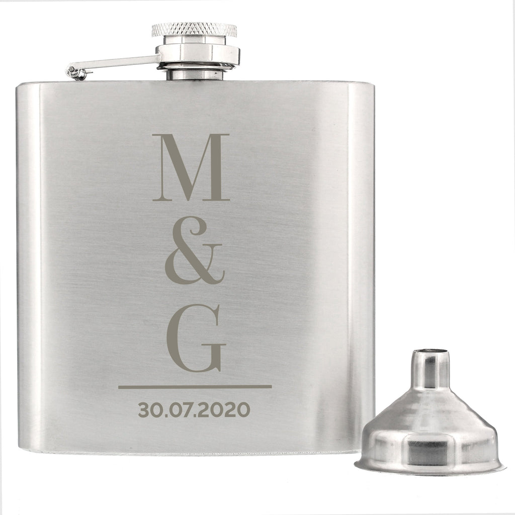 Personalised Initials Hip Flask