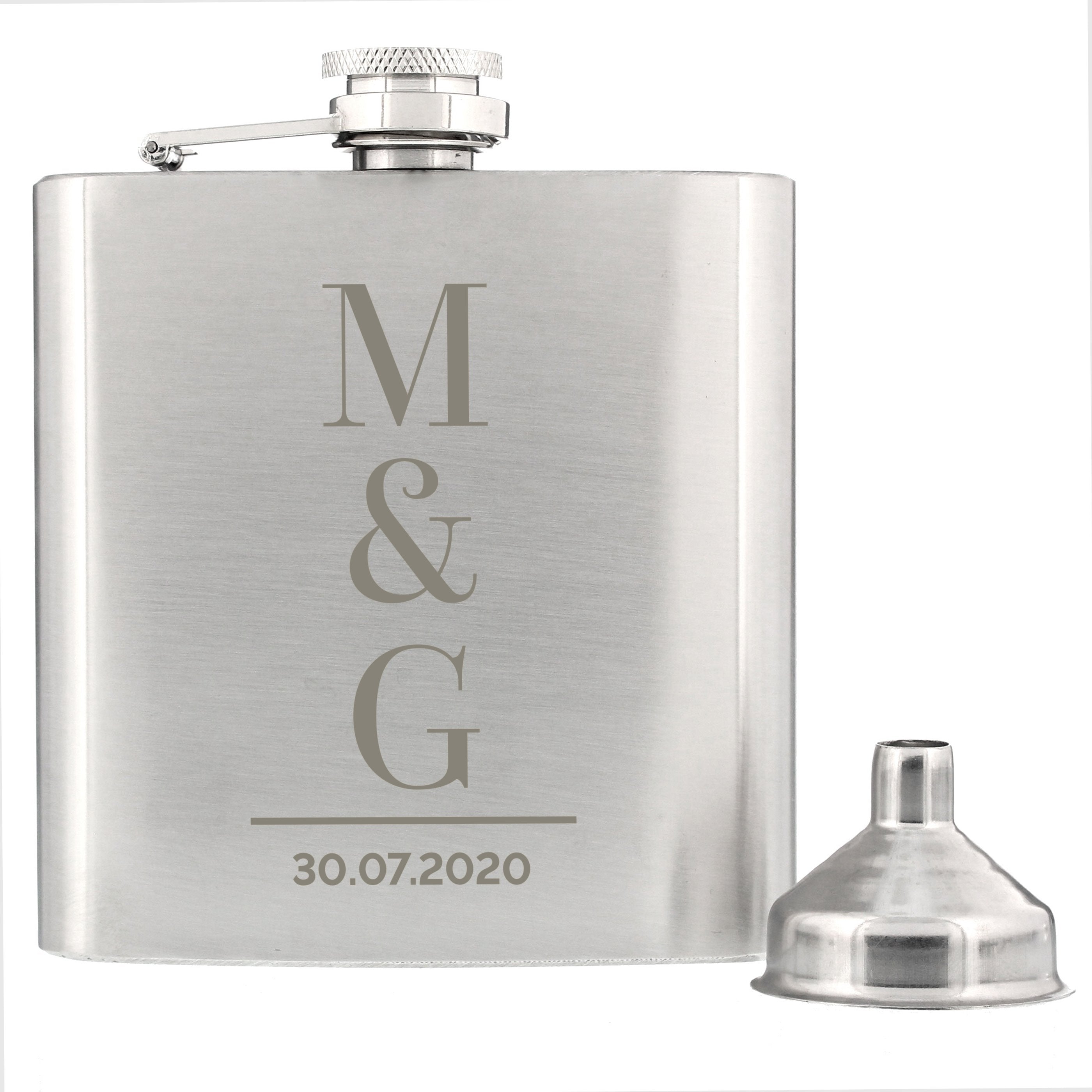 Personalised Initials Hip Flask