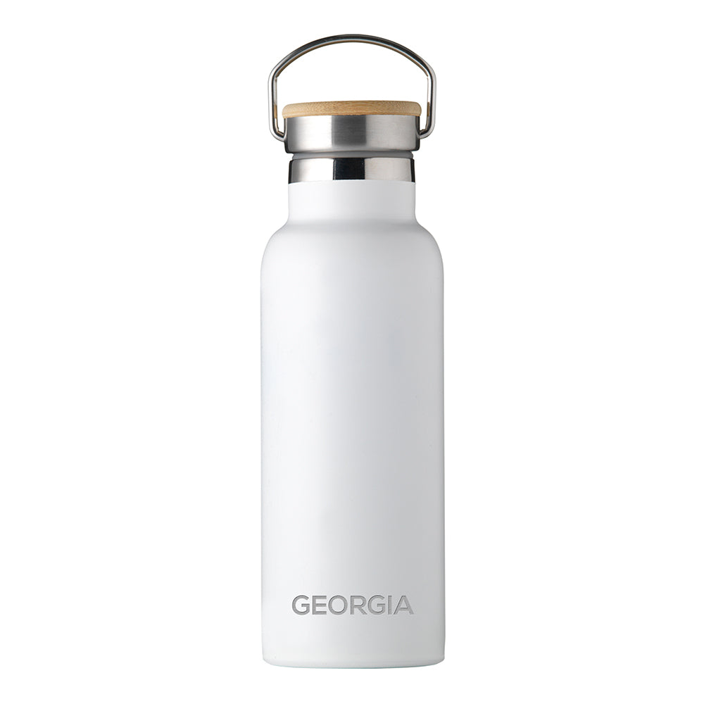 Personalised Personalised Insulated Bottle 17oz Bamboo Lid - Small Personalisation