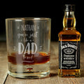 Personalised Just Like A Dad To Me Whisky Set