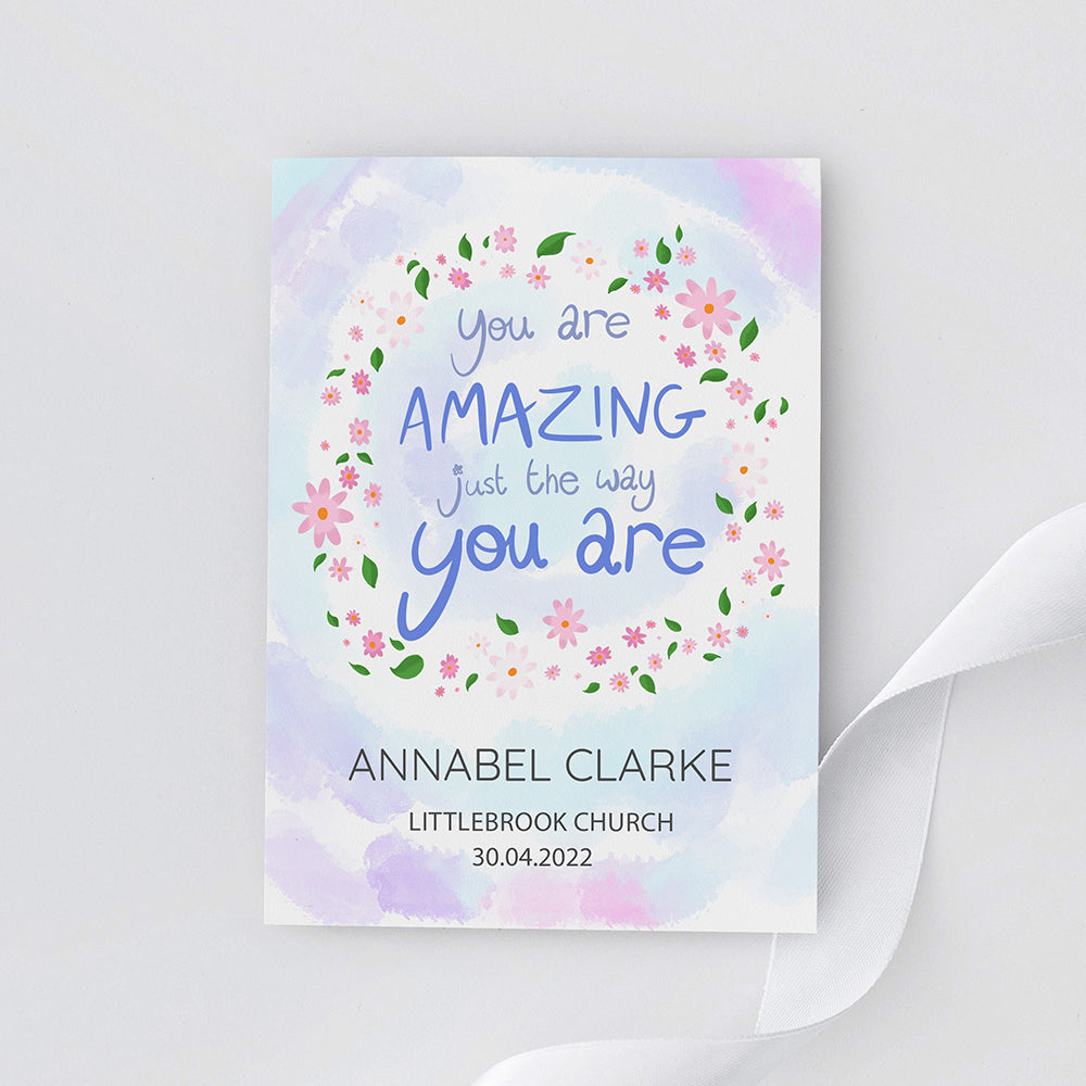 Personalised Personalised Just The Way You Are Framed Print