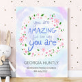 Personalised Personalised Just The Way You Are Framed Print