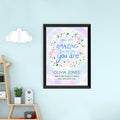 Personalised Personalised Just The Way You Are Framed Print