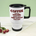Personalised Keeping Them Going Travel Mug