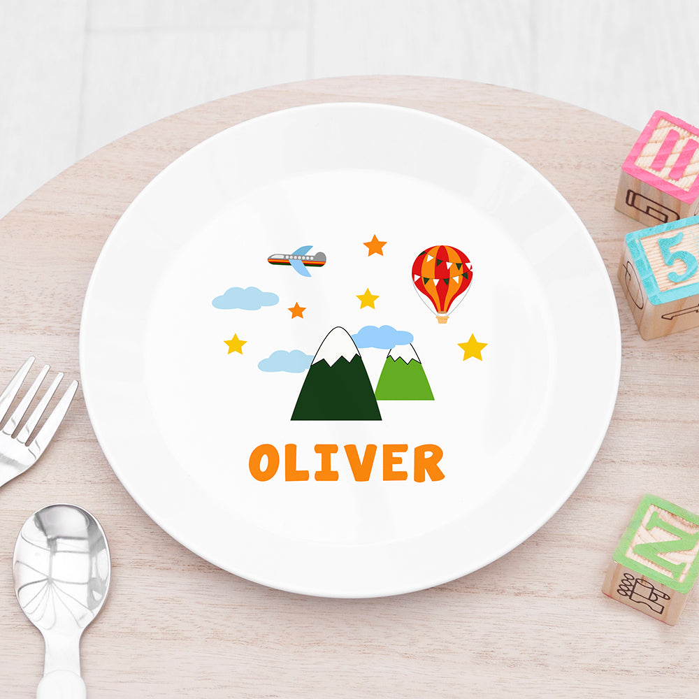 Personalised Personalised Kids Adventure Plastic Plate