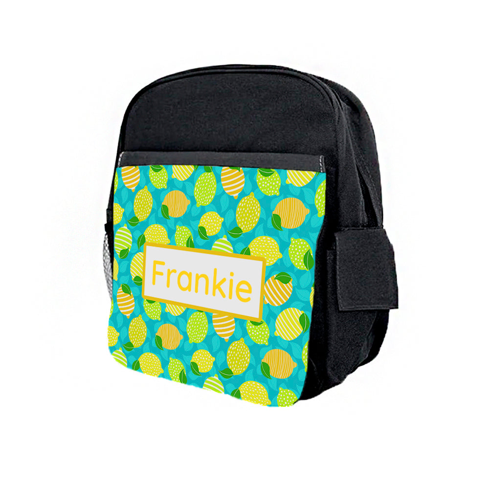 Personalised Personalised Kids Black Backpack