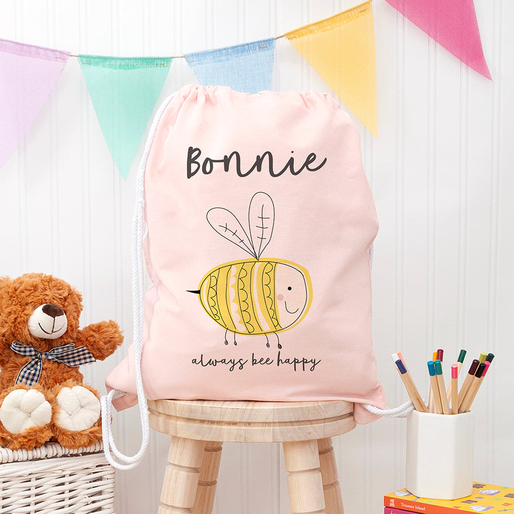 Personalised Personalised Kid's Buzzing Bee Nursery Bag