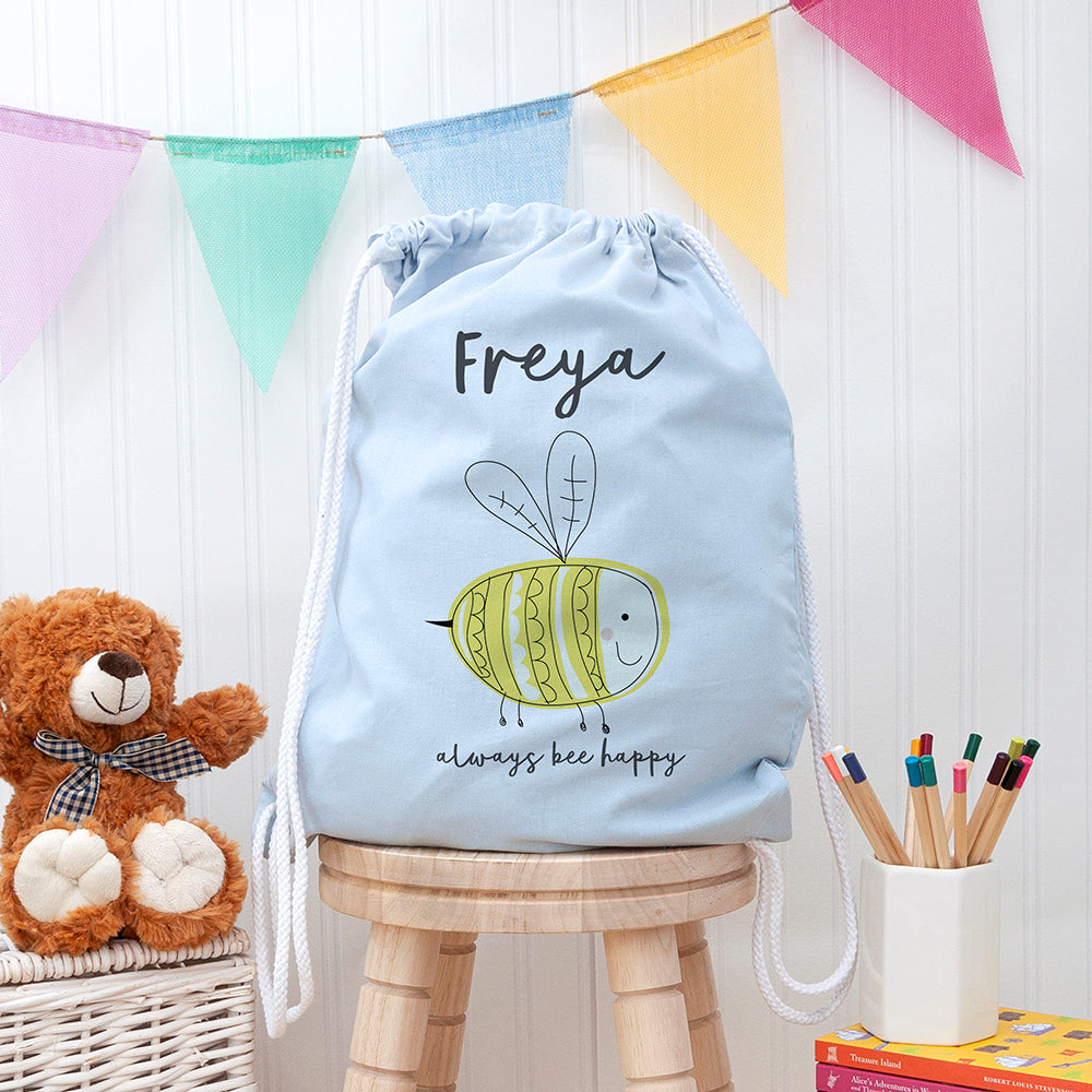 Personalised Personalised Kid's Buzzing Bee Nursery Bag