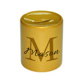 Personalised Personalised Kids Initial Gold Money Box
