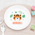 Personalised Personalised Kids Jungle Animal Plastic Plate