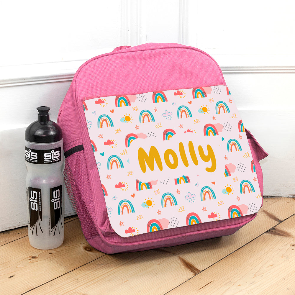 Personalised Personalised Kids Pink Backpack