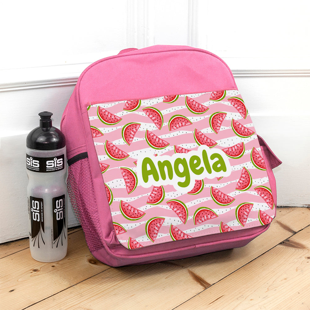 Personalised Personalised Kids Pink Backpack