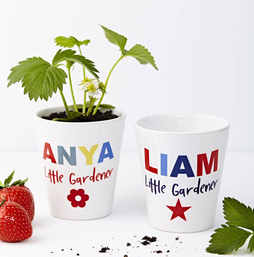 Personalised Personalised Kid's Plant Pot