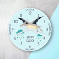 Personalised Personalised Kids Pterodactyl Glass Clock
