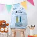 Personalised Personalised Kid's Rabbit PE Kit Bag