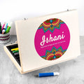 Personalised Kid's Rangoli Colouring In Set