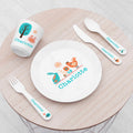 Personalised Personalised Kids Scandi Summer Plastic Dining Set