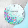 Personalised Personalised Kids Sealife Glass Clock
