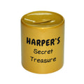 Personalised Personalised Kids Secret Treasure Gold Money Box