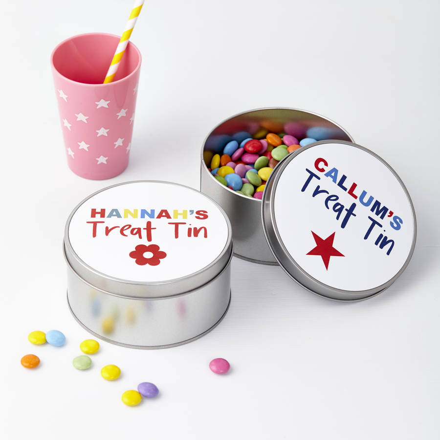 Personalised Personalised Kid's Sweet Tin