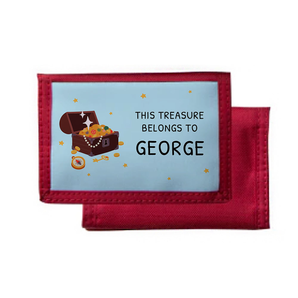 Personalised Personalised Kids Treasure Wallet