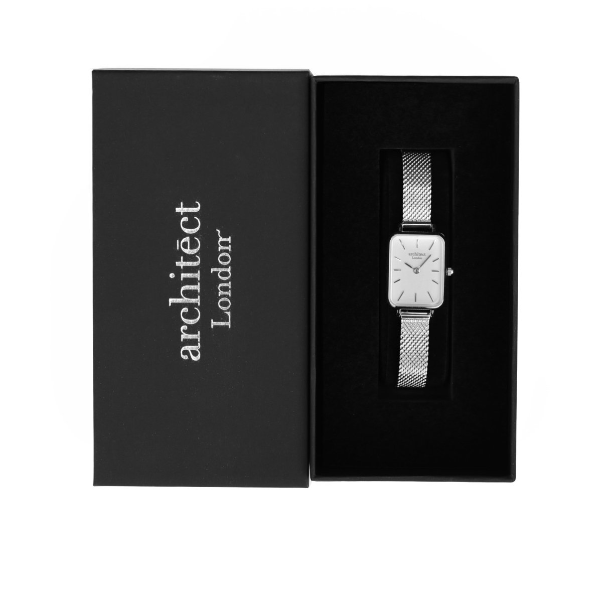 Personalised Ladies Architect Lille Cloud Silver Watch - Handwriting Engraved
