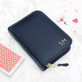 Personalised Personalised Leather Double Playing Card Case