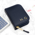Personalised Personalised Leather Playing Card Case