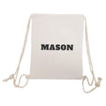 Personalised Personalised Linen Drawstring Bag
