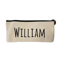 Personalised Personalised Linen Pencil Case