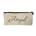 Personalised Personalised Linen Pencil Case